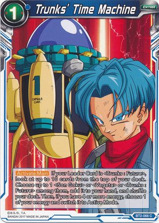Trunks' Time Machine (BT2-066) [Union Force] | Odin's Place