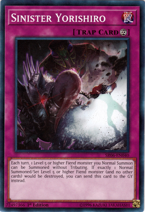 Sinister Yorishiro [SR06-EN040] Common | Odin's Place