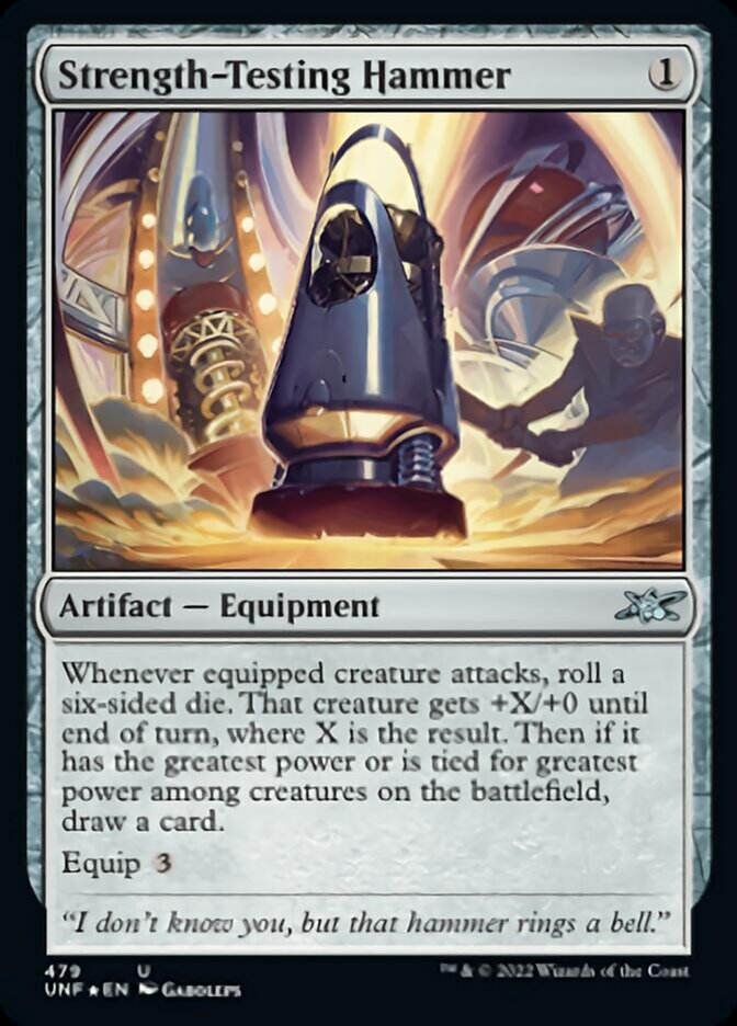 Strength-Testing Hammer (Galaxy Foil) [Unfinity] | Odin's Place