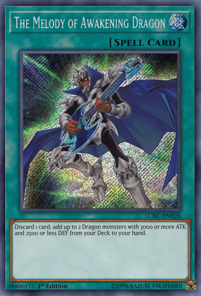The Melody of Awakening Dragon [LCKC-EN028] Secret Rare | Odin's Place