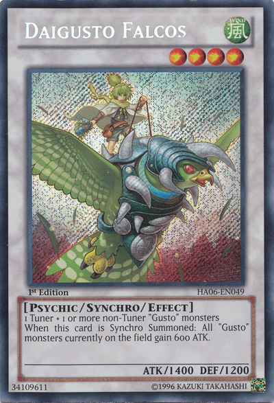 Daigusto Falcos [HA06-EN049] Secret Rare | Odin's Place