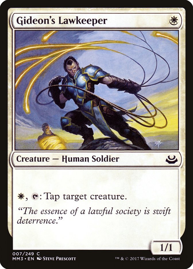 Gideon's Lawkeeper (7) [Modern Masters 2017] | Odin's Place