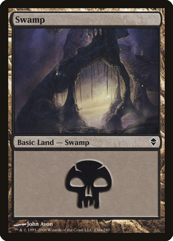 Swamp (238a) [Zendikar] | Odin's Place
