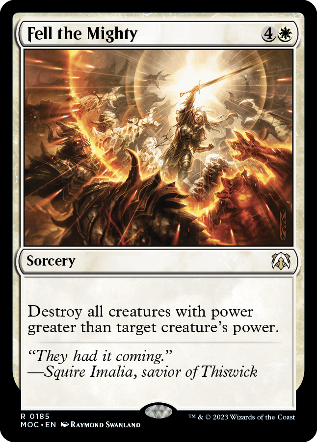 Fell the Mighty [March of the Machine Commander] | Odin's Place