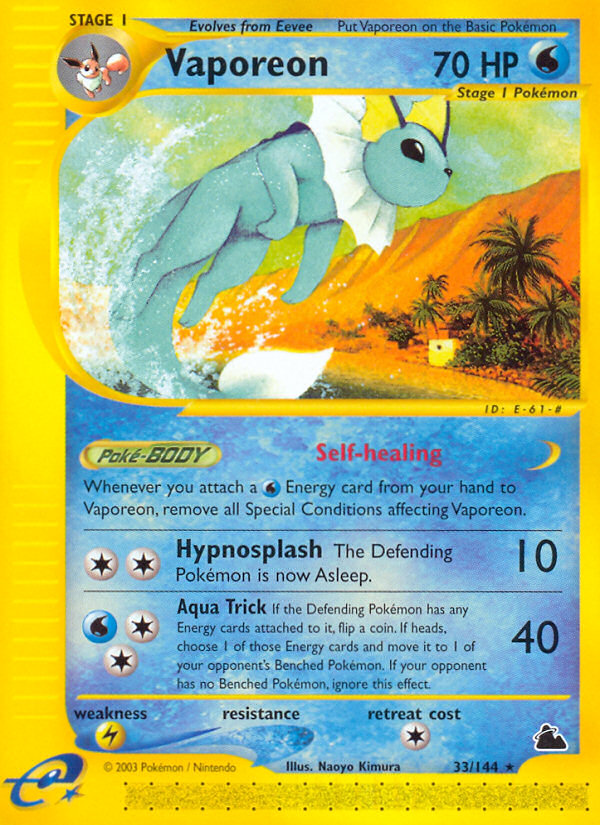 Vaporeon (33/144) [Skyridge] | Odin's Place