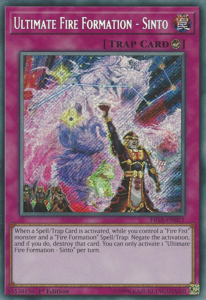 Ultimate Fire Formation - Sinto [FIGA-EN021] Secret Rare | Odin's Place