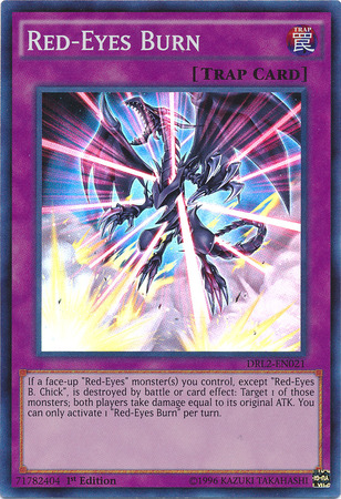 Red-Eyes Burn [DRL2-EN021] Super Rare | Odin's Place