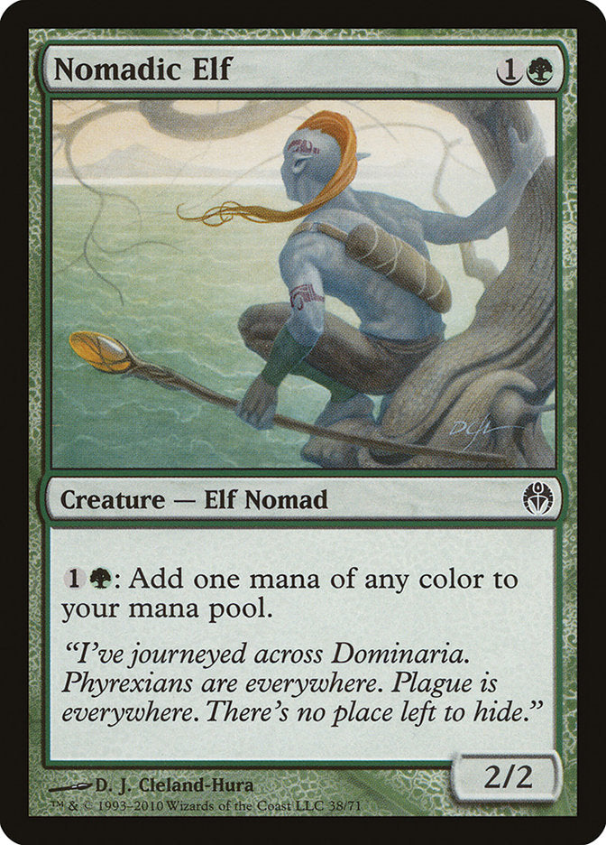 Nomadic Elf (38) [Duel Decks: Phyrexia vs. the Coalition] | Odin's Place