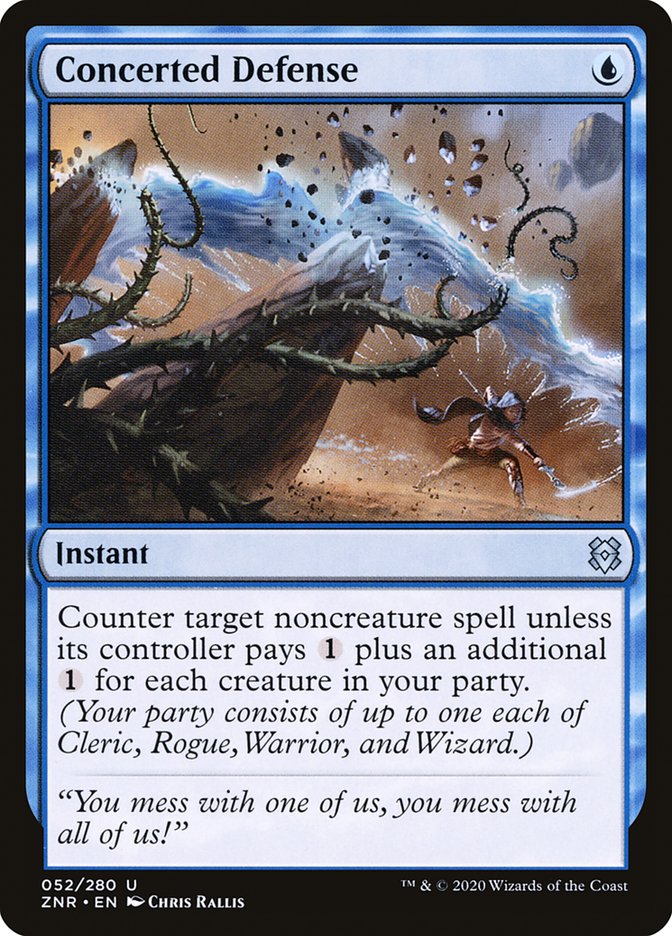 Concerted Defense [Zendikar Rising] | Odin's Place