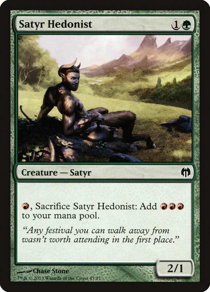 Satyr Hedonist (47) [Duel Decks: Heroes vs. Monsters] | Odin's Place
