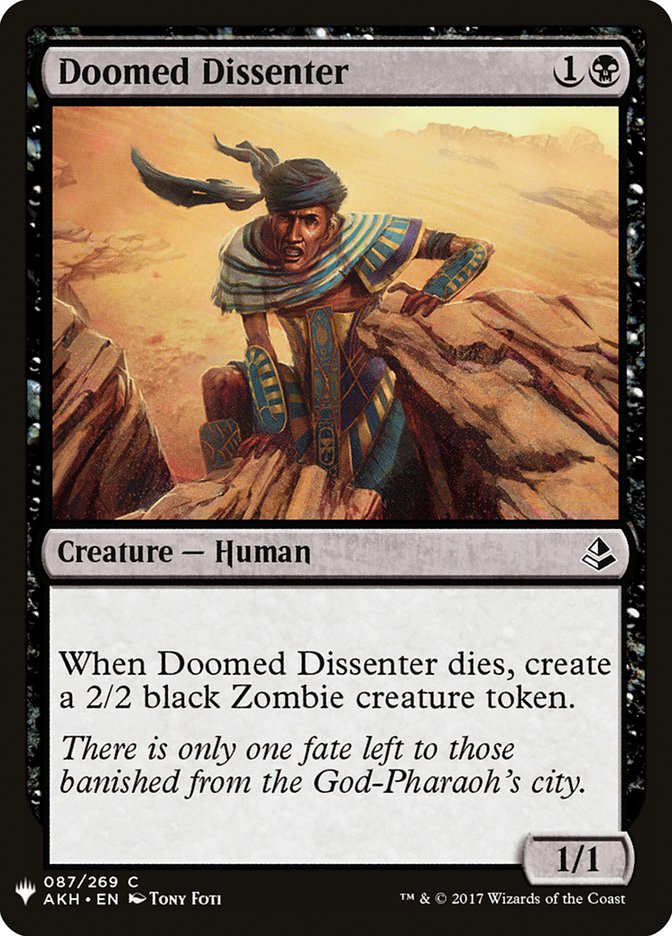Doomed Dissenter [Mystery Booster] | Odin's Place