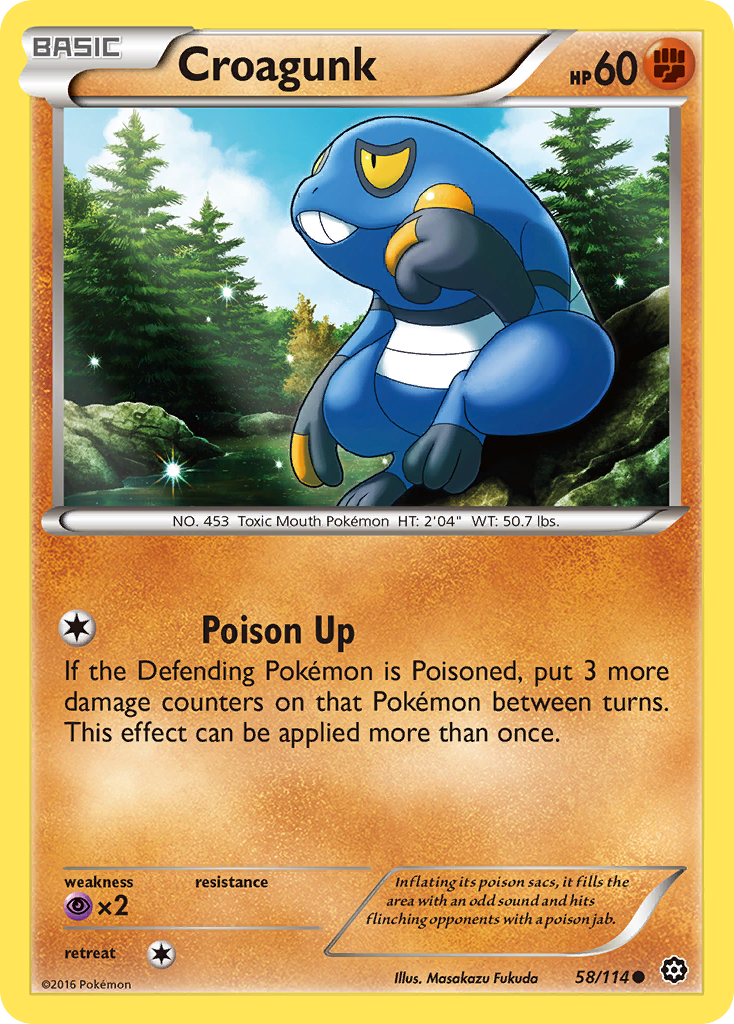Croagunk (58/114) [XY: Steam Siege] | Odin's Place