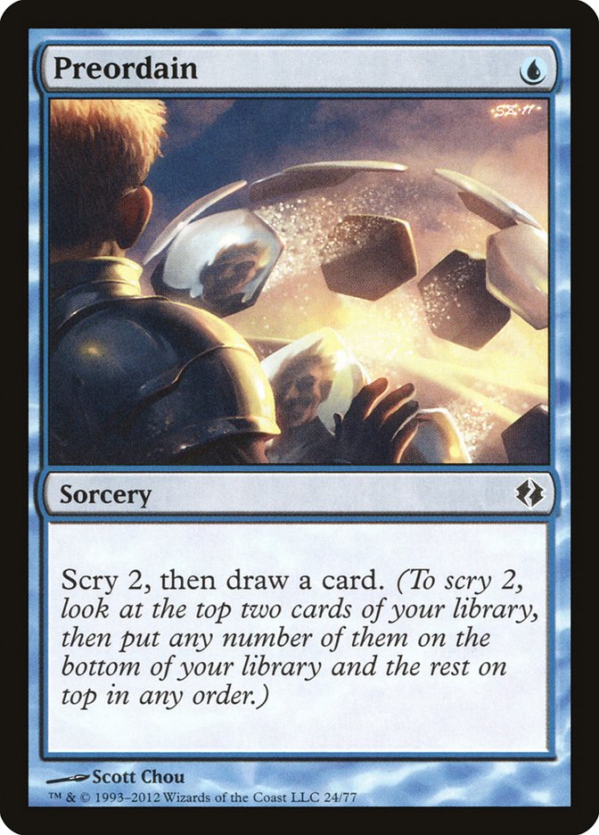 Preordain (24) [Duel Decks: Venser vs. Koth] | Odin's Place