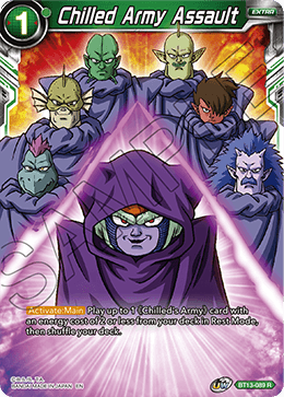 Chilled Army Assault (Rare) (BT13-089) [Supreme Rivalry] | Odin's Place