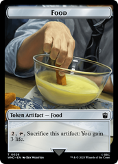 Human (0005) // Food (0026) Double-Sided Token [Doctor Who Tokens] | Odin's Place