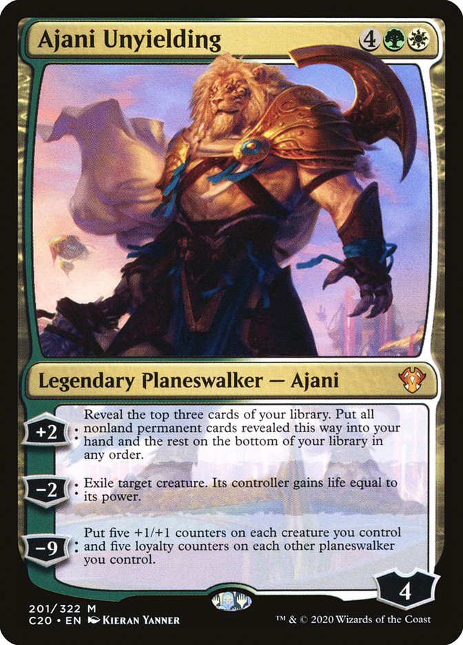 Ajani Unyielding [Commander 2020] | Odin's Place