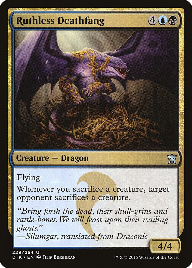 Ruthless Deathfang (229) [Dragons of Tarkir] | Odin's Place