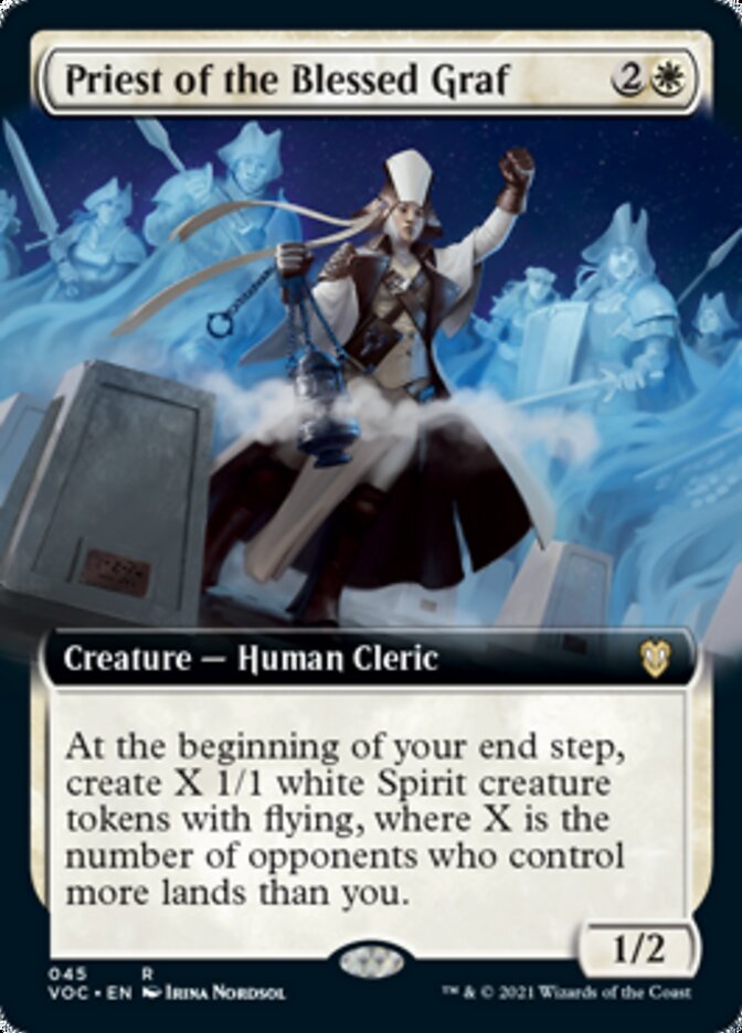 Priest of the Blessed Graf (Extended Art) [Innistrad: Crimson Vow Commander] | Odin's Place