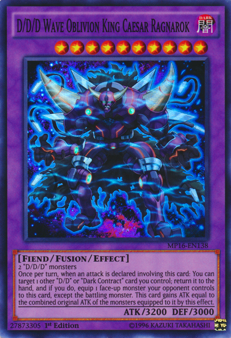 D/D/D Wave Oblivion King Caesar Ragnarok [MP16-EN138] Super Rare | Odin's Place
