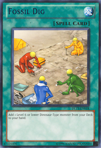 Fossil Dig (Blue) [DL13-EN018] Rare | Odin's Place