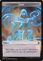 Cat // Copy Double-Sided Token [Zendikar Rising Tokens] | Odin's Place