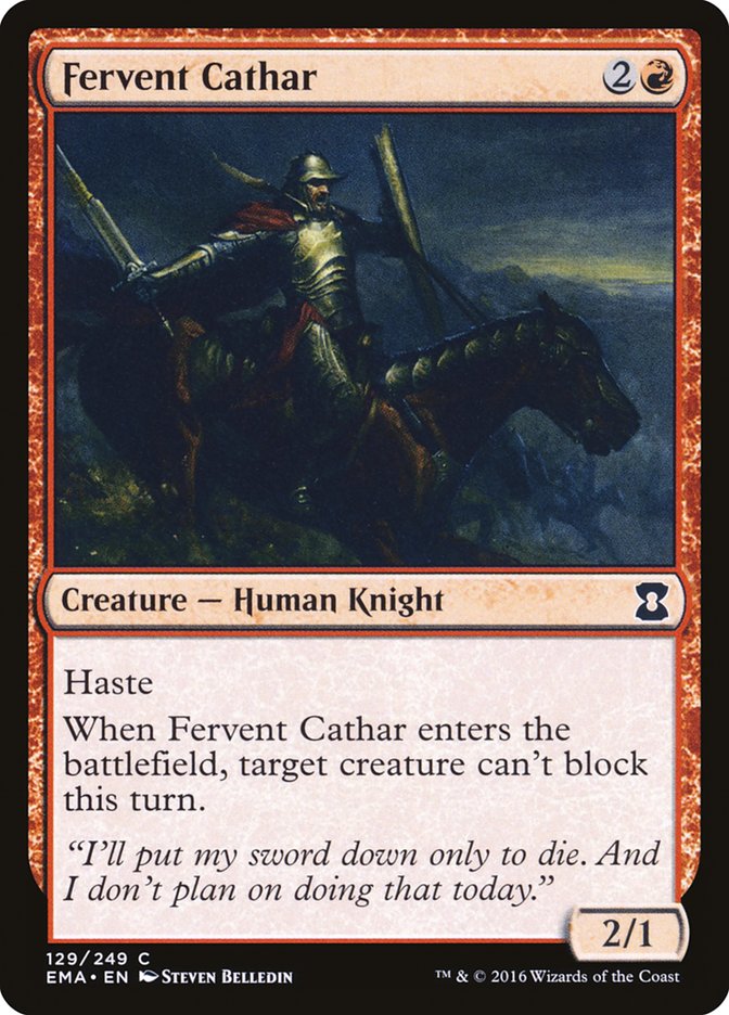 Fervent Cathar (129) [Eternal Masters] | Odin's Place