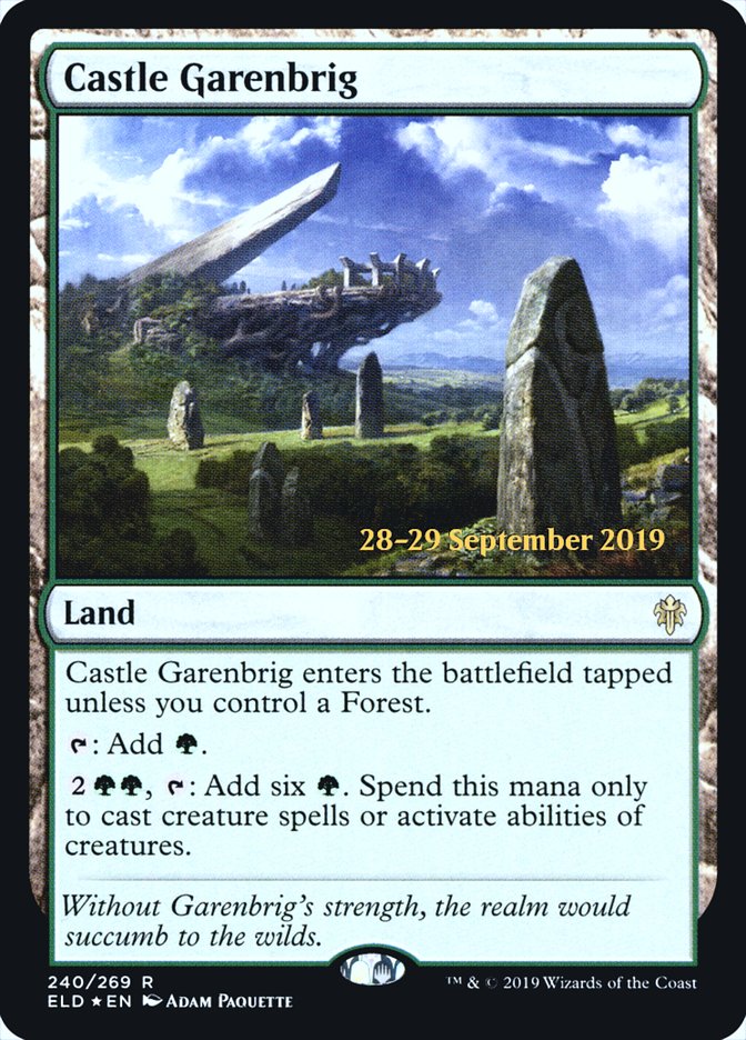 Castle Garenbrig [Throne of Eldraine Prerelease Promos] | Odin's Place