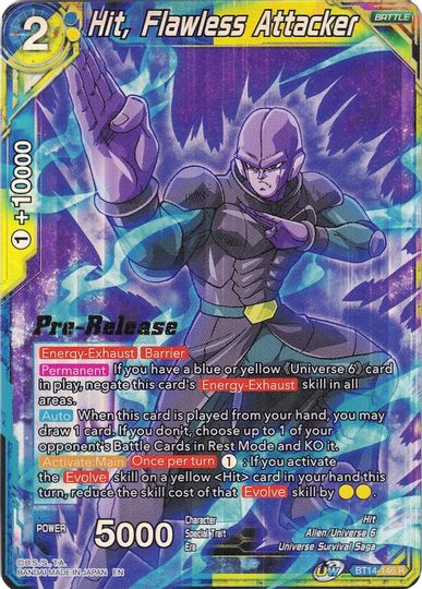 Hit, Flawless Attacker (BT14-146) [Cross Spirits Prerelease Promos] | Odin's Place