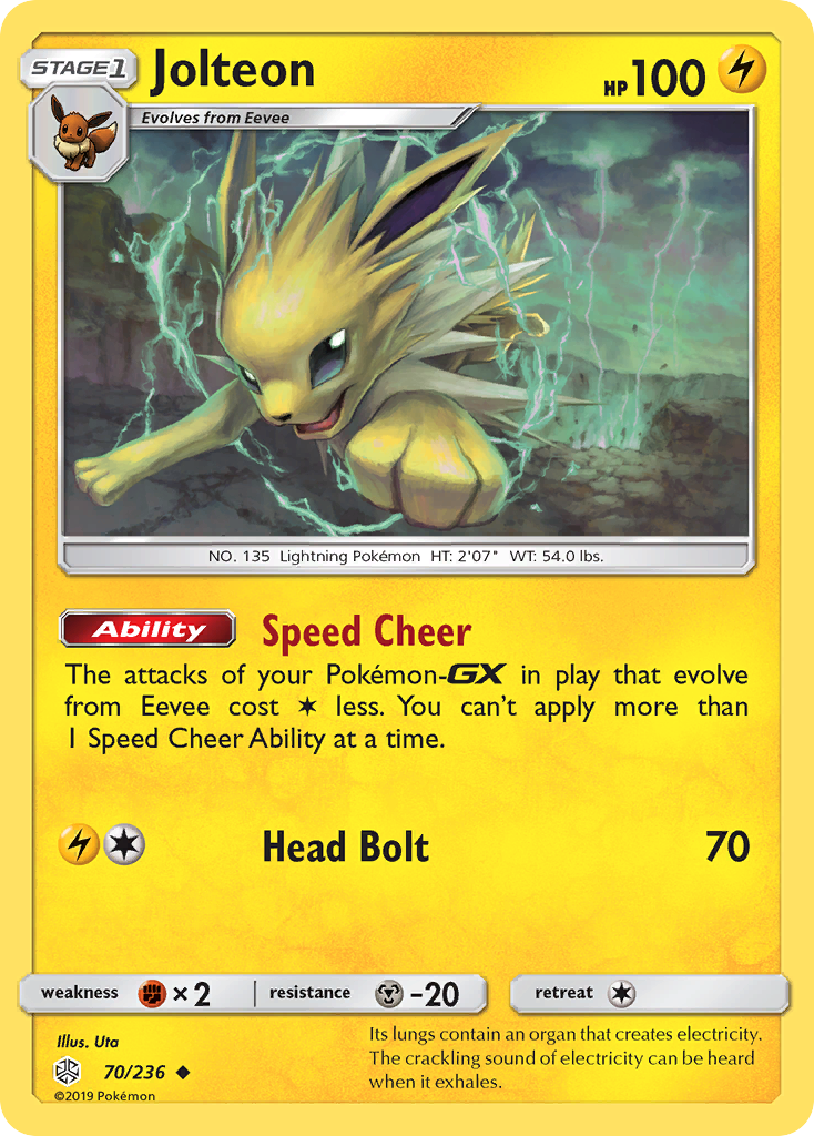 Jolteon (70/236) [Sun & Moon: Cosmic Eclipse] | Odin's Place