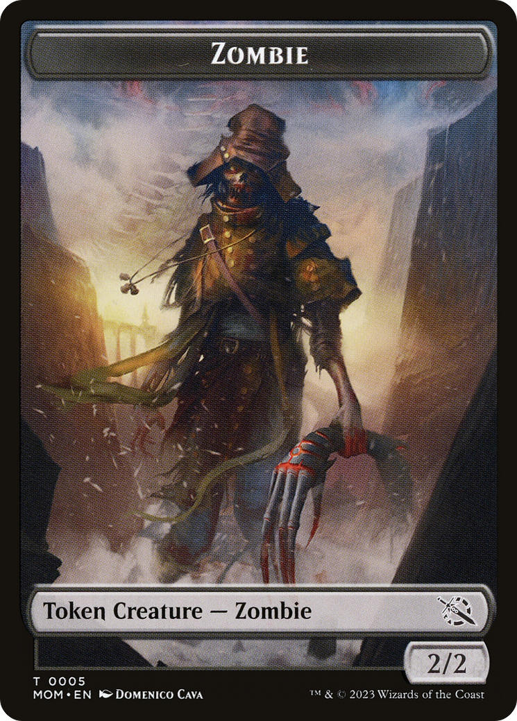 Treasure (21) // Zombie Double-Sided Token [March of the Machine Tokens] | Odin's Place