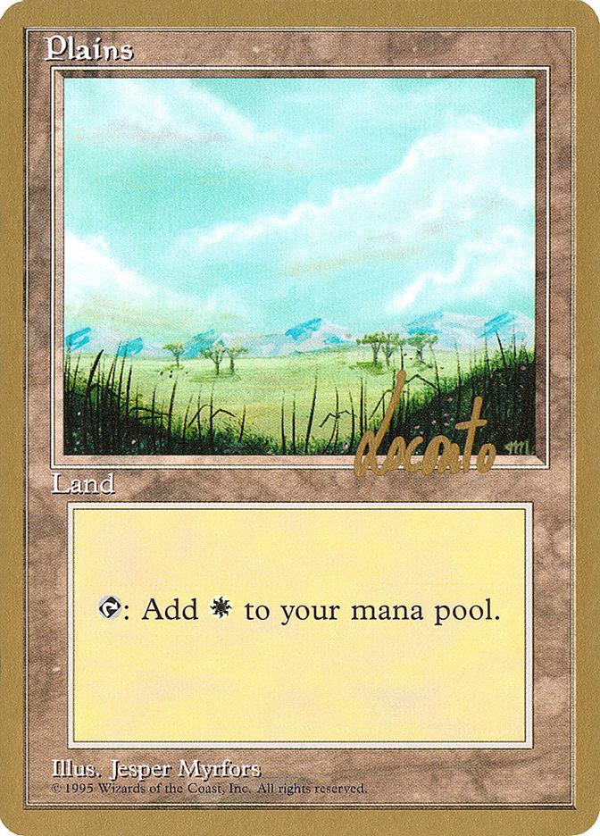 Plains (ml365) (Michael Loconto) [Pro Tour Collector Set] | Odin's Place