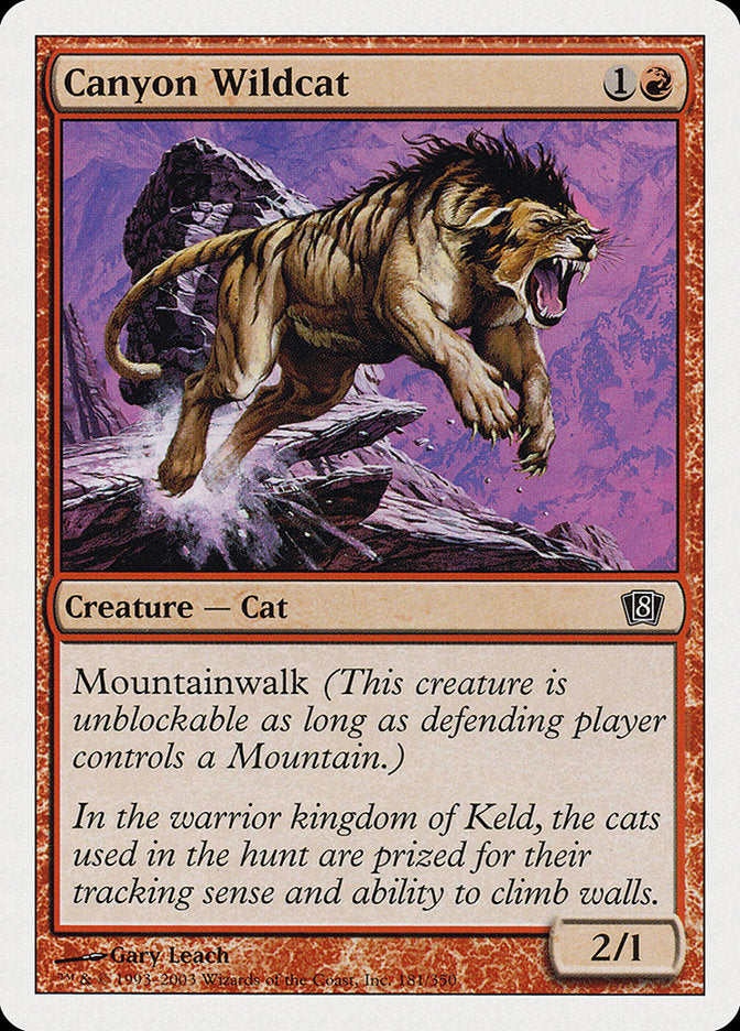 Canyon Wildcat (181) [Eighth Edition] | Odin's Place