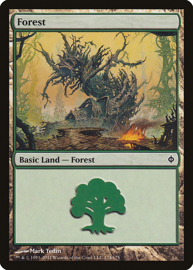 Forest (174) [New Phyrexia] | Odin's Place
