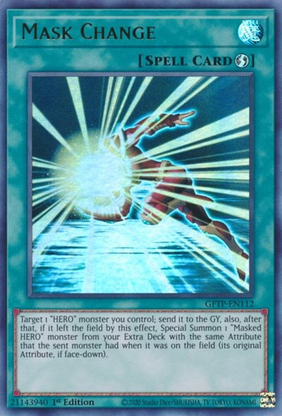 Mask Change [GFTP-EN112] Ultra Rare | Odin's Place