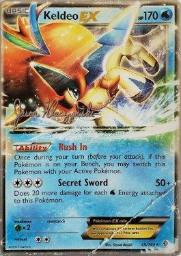 Keldeo EX (49/149) (Darkrai Deck - Jason Klaczynski) [World Championships 2013] | Odin's Place