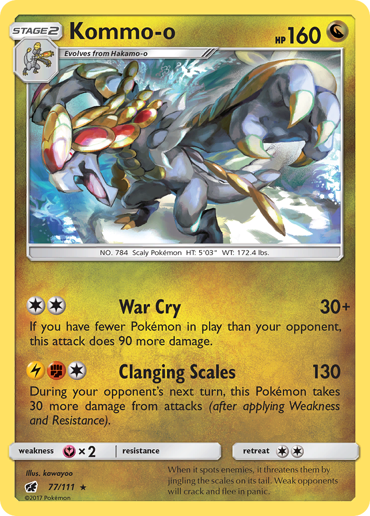 Kommo-o (77/111) [Sun & Moon: Crimson Invasion] | Odin's Place