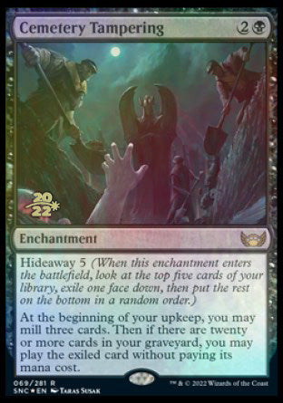 Cemetery Tampering [Streets of New Capenna Prerelease Promos] | Odin's Place