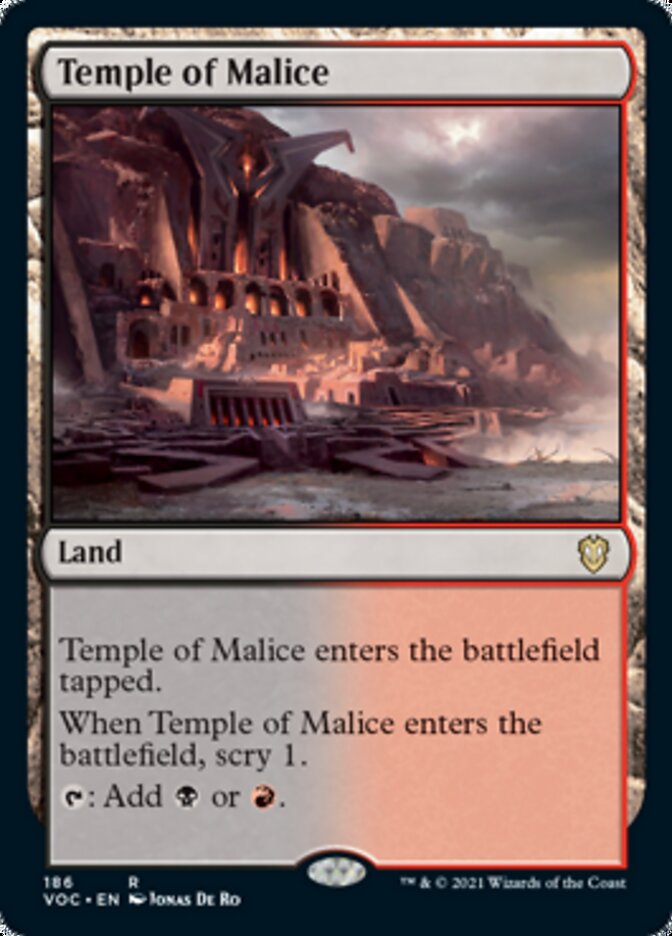 Temple of Malice [Innistrad: Crimson Vow Commander] | Odin's Place