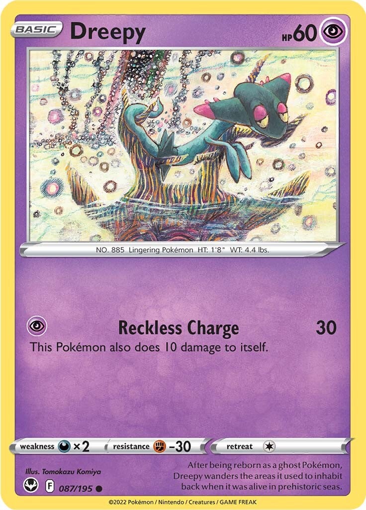 Dreepy (087/195) [Sword & Shield: Silver Tempest] | Odin's Place