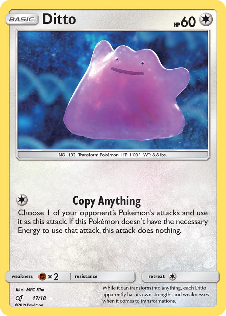 Ditto (17/18) [Sun & Moon: Detective Pikachu] | Odin's Place