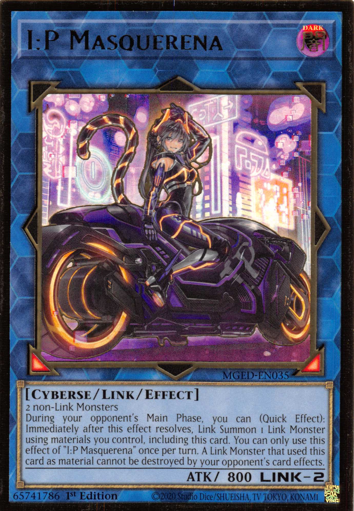 I:P Masquerena (Alternate Art) [MGED-EN035] Gold Rare | Odin's Place