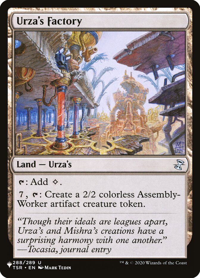 Urza's Factory [The List] | Odin's Place