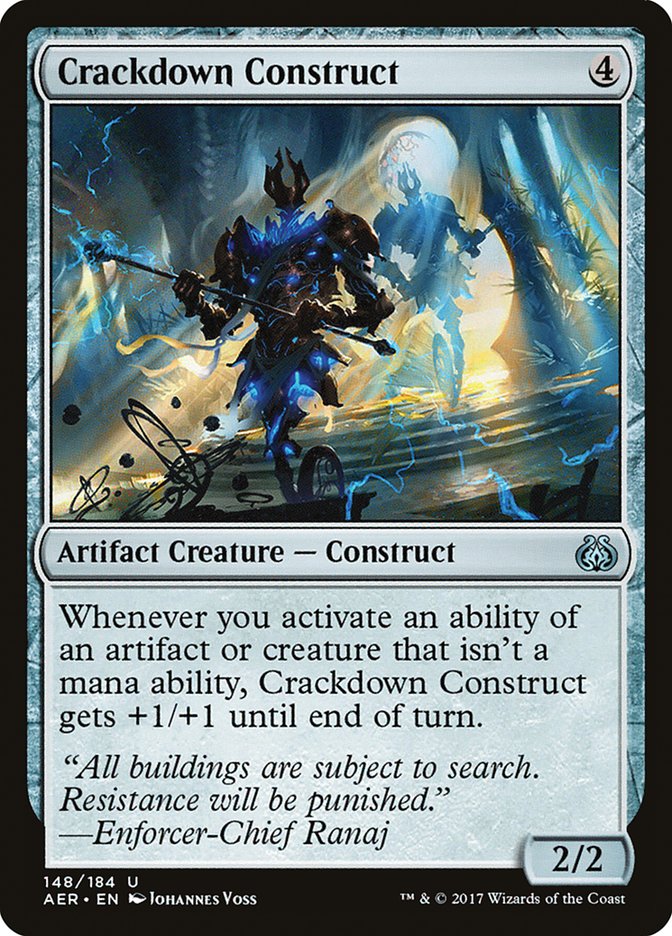 Crackdown Construct (148) [Aether Revolt] | Odin's Place