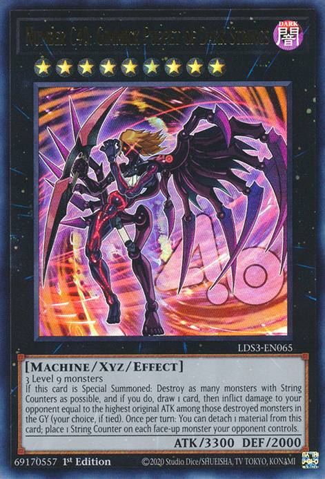 Number C40: Gimmick Puppet of Dark Strings [LDS3-EN065] Ultra Rare | Odin's Place