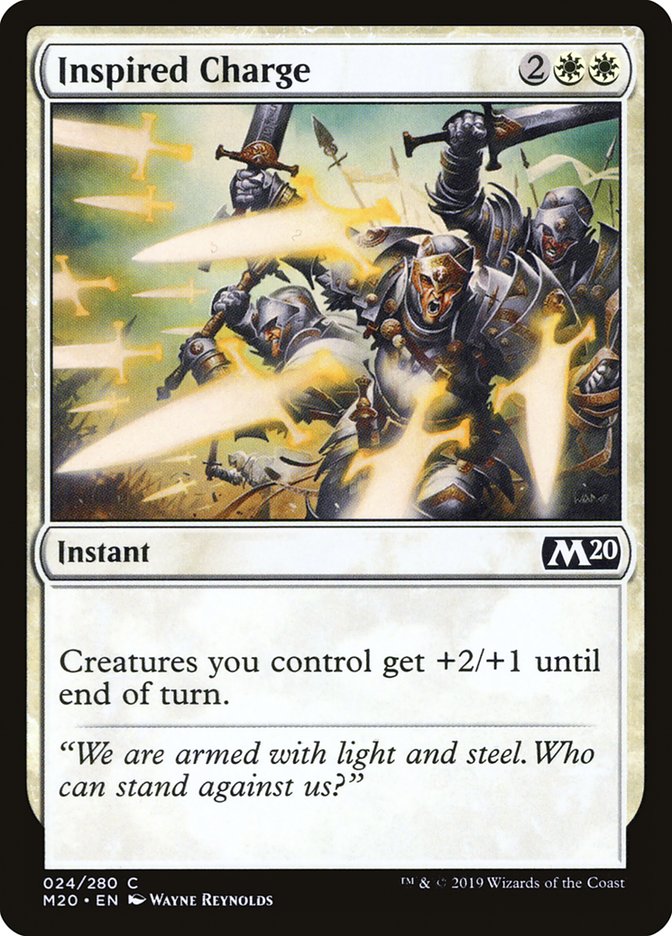 Inspired Charge [Core Set 2020] | Odin's Place