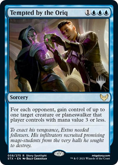 Tempted by the Oriq (Promo Pack) [Strixhaven: School of Mages Promos] | Odin's Place