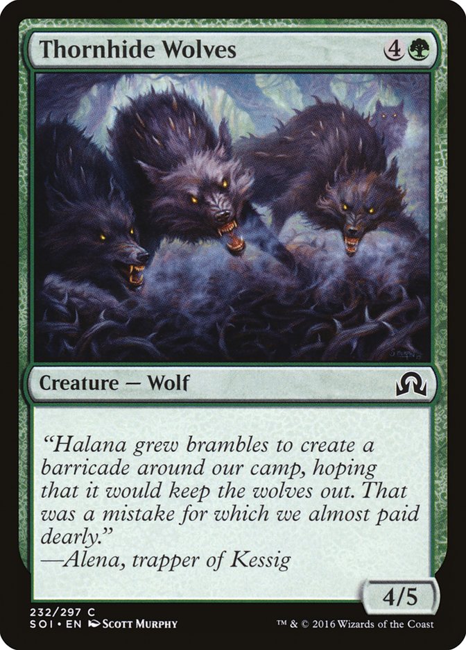 Thornhide Wolves (232) [Shadows over Innistrad] | Odin's Place