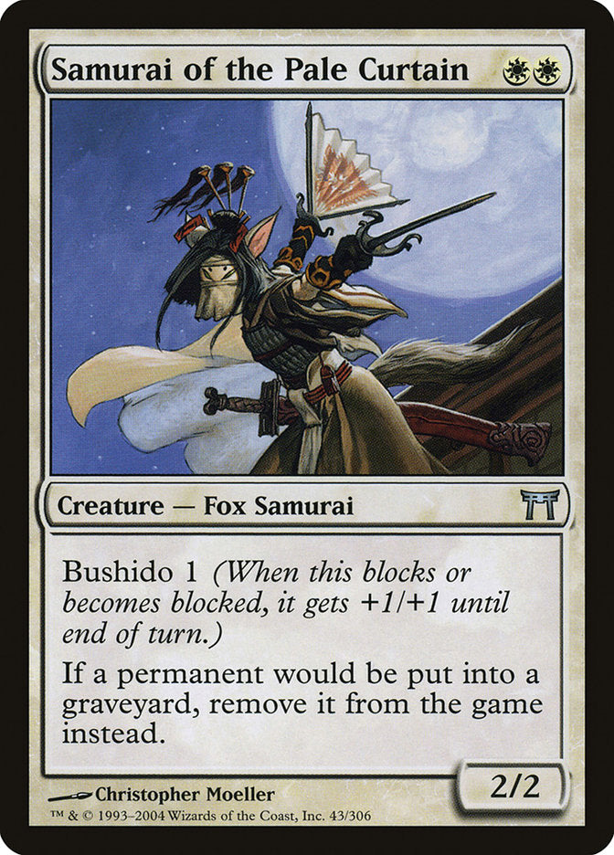 Samurai of the Pale Curtain (43) [Champions of Kamigawa] | Odin's Place