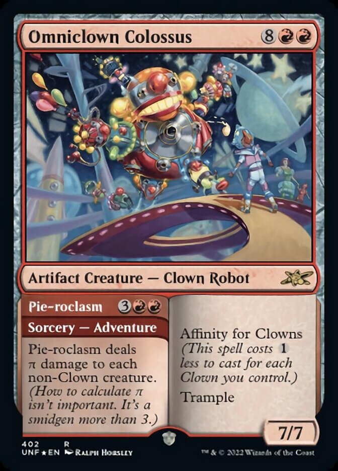 Omniclown Colossus // Pie-roclasm (Galaxy Foil) [Unfinity] | Odin's Place