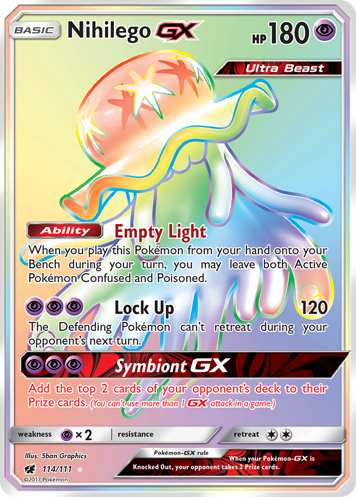 Nihilego GX (114/111) [Sun & Moon: Crimson Invasion] | Odin's Place